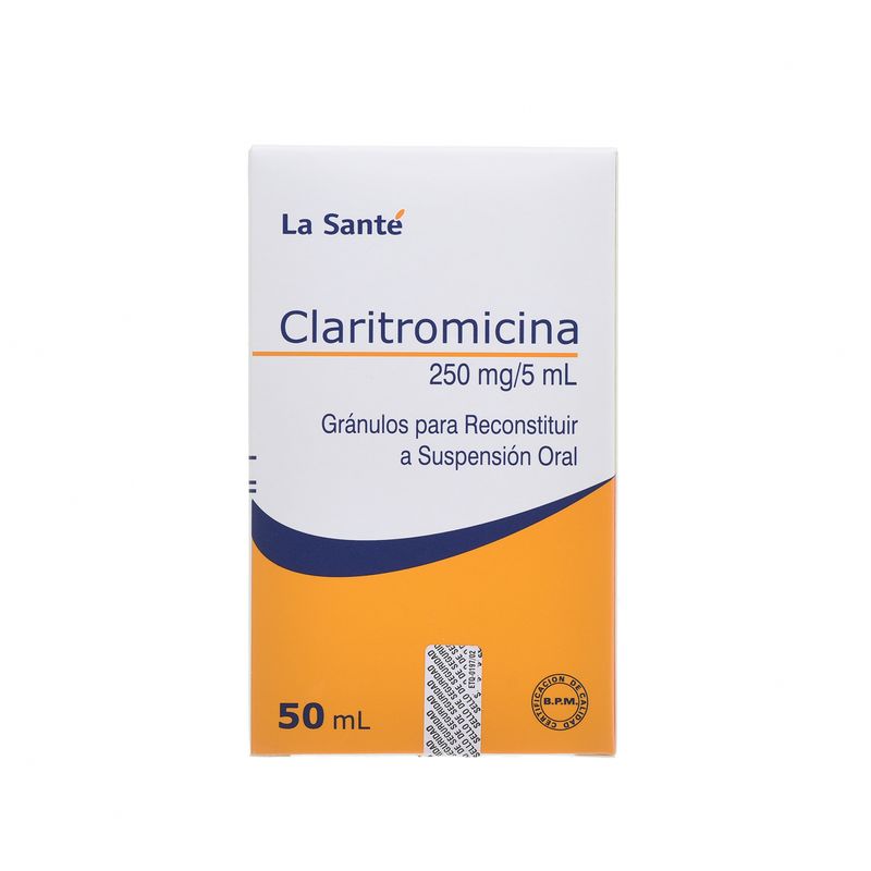 Claritromicina-250Mg-5Ml-Polvo-Rec.Susp.-Oral-X-50Ml.Ls