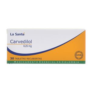 Carvedilol 6.25Mg X 30Tab. Ls