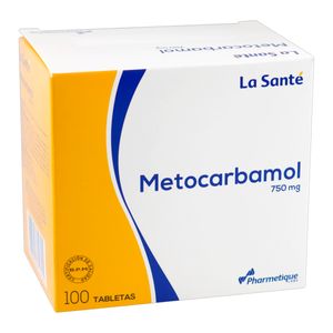 Metocarbamol 750 Mg X 100 Tbls