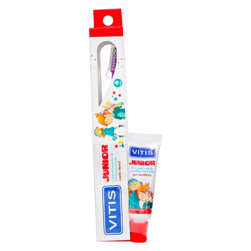 Vitis-Cepillo-Junior-6-Crem-Dental-15Ml