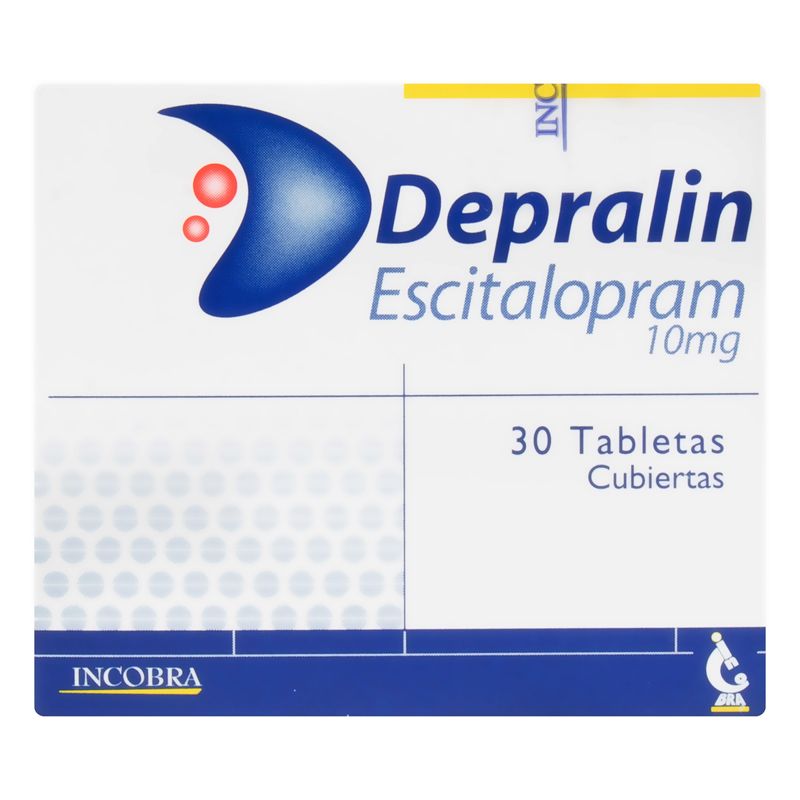 Depralin--Escitalopram--10Mg-30-Tabletas