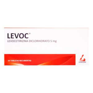 Levoc (Levocetirizina) 5Mg X 10Tab.Lg