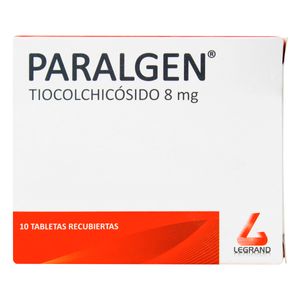 Paralgen (Tiocolchicosido) 8Mg X 10Tab.Lg