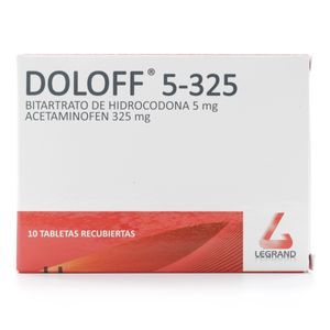 Doloff (Hidroco-Acetami) 5-325 X 10Tab.Lg