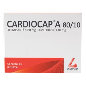 Cardiocap A (Amlodi-Telmisa) 80/10Mg X 30Cap.Lg