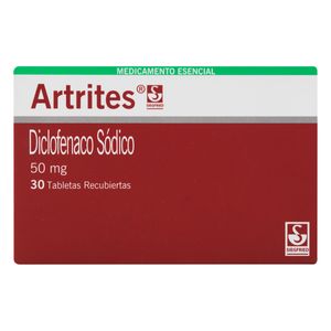 Artrites (Diclofenaco) 50Mg X 30Grag Sf