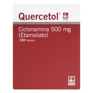 Quercetol 500Mg (Etamsilato) X 100Tab.Lab.Sig