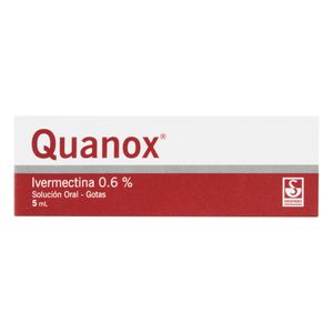 Quanox 0.6% (Ivermectina) Gotas X 5Ml.