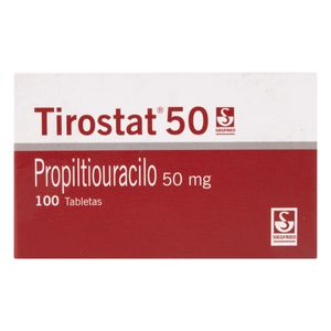 Tirostat 50Mg (Propiltiouracilo) X 100Tab.Lab.Sig