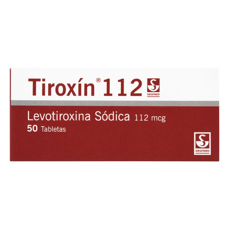 Tiroxin-112Mcg--Levotiroxina--X-50Tab