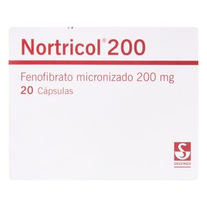 Nortricol (Fenofibrato) 200Mg X 20 Cap.