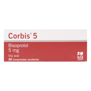 Corbis (Bisoprolol) 5 Mg 30 Tabletas