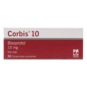 Corbis (Bisoprolol) 10 Mg 30 Tabletas