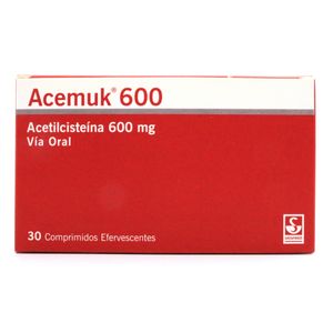 Acemuk (Acetilcisteina) 600 Mg X 30 Comp Eferv.