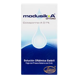 Modusik A (Ciclosporina) Ofteno 0.1% X 5Ml.Sph