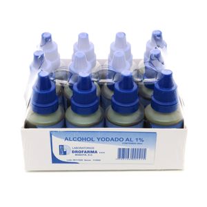 Alcohol Yodado 1% 20Ml X12 Ud Drofarma