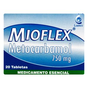Mioflex (Metocarbamol) 750Mg X 20Tab