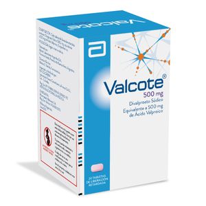 Valcote 500Mg (A.Valproico) X 30Tab.Lf