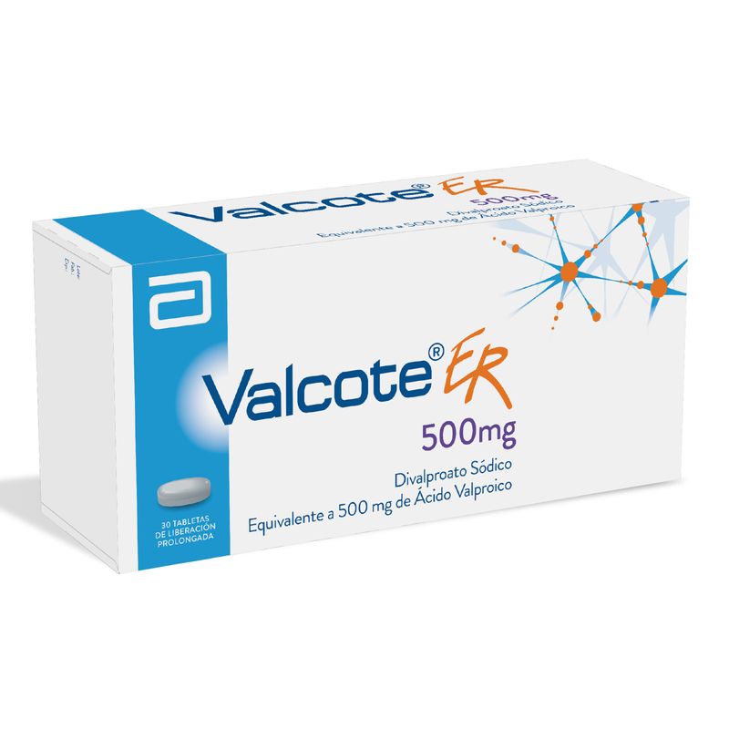 Valcote-Er-500Mg--A.Valproico--X-30Tab.Lf