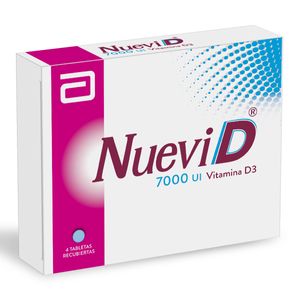 Nuevid 7000 Ui (Vitamina.D3) X 4Tab.Lf