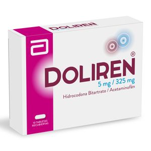 Doliren 5Mg/325Mg (Hidroco-Acetam) X 10Tab.Lf