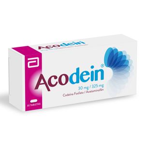 Acodein 325Mg (Codeina-Acetamino) X 30Tab.Lf
