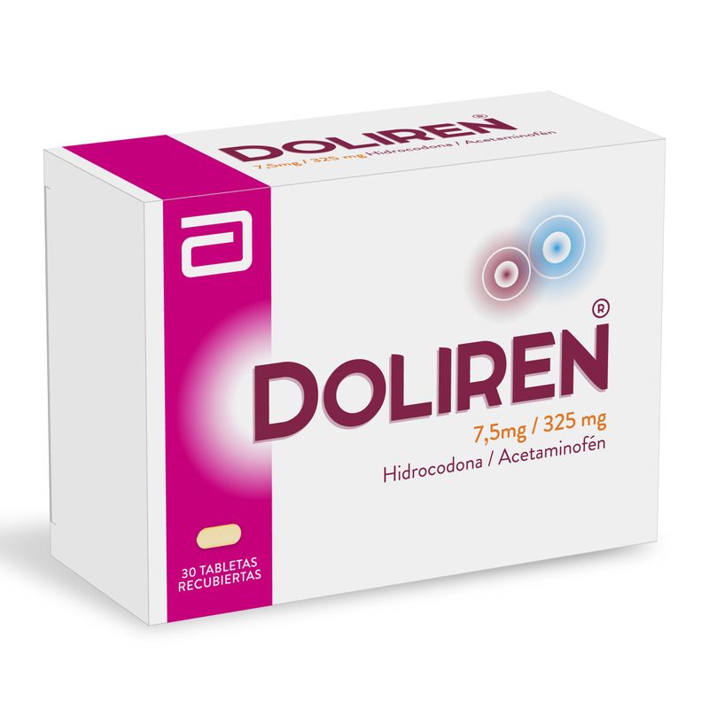 Doliren-7.5Mg-325Mg--Hidroco-Acetam--X-30-Tab.Lf