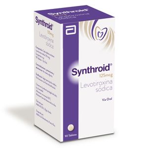 Synthroid 125Mcg (Levotiroxina) Pote X 90Tab.Lf