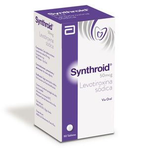 Synthroid 50Mcg (Levotiroxina) Pote X 90Tab.Lf