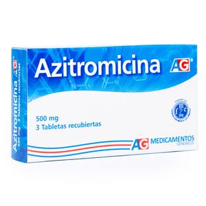 Azitromicina 500 Mg 3 Tabletas Lf
