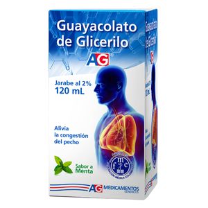 Guayacolato De Glicerilo Jarabe 2% X 120Ml Lf