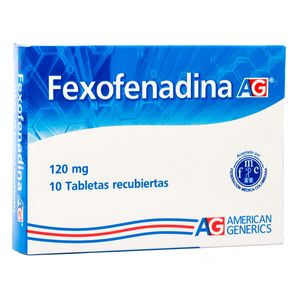 Fexofenadina 120Mg X 10Tab.Ag