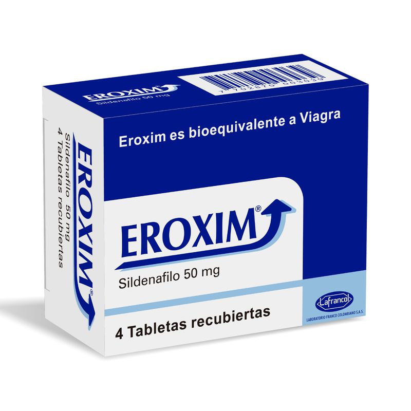 Eroxim--Sildenafil--50Mg-X-4Tab.