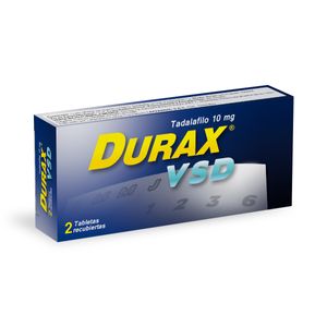 Durax Vsd (Tadalafilo) 10Mg X 2Tab Lf