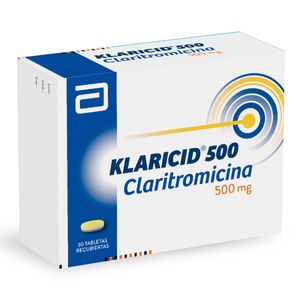 Klaricid (Claritromicina) 500Mg X 30 Tabletas