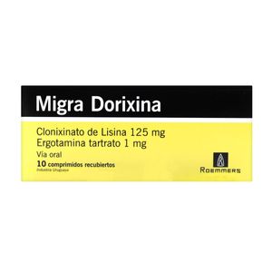 Migra Dorixina 125/1Mg X 10Comp.Sp