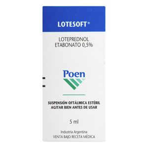 Lotesoft 0.5% Susp.Oftal. X 5Ml.Sp