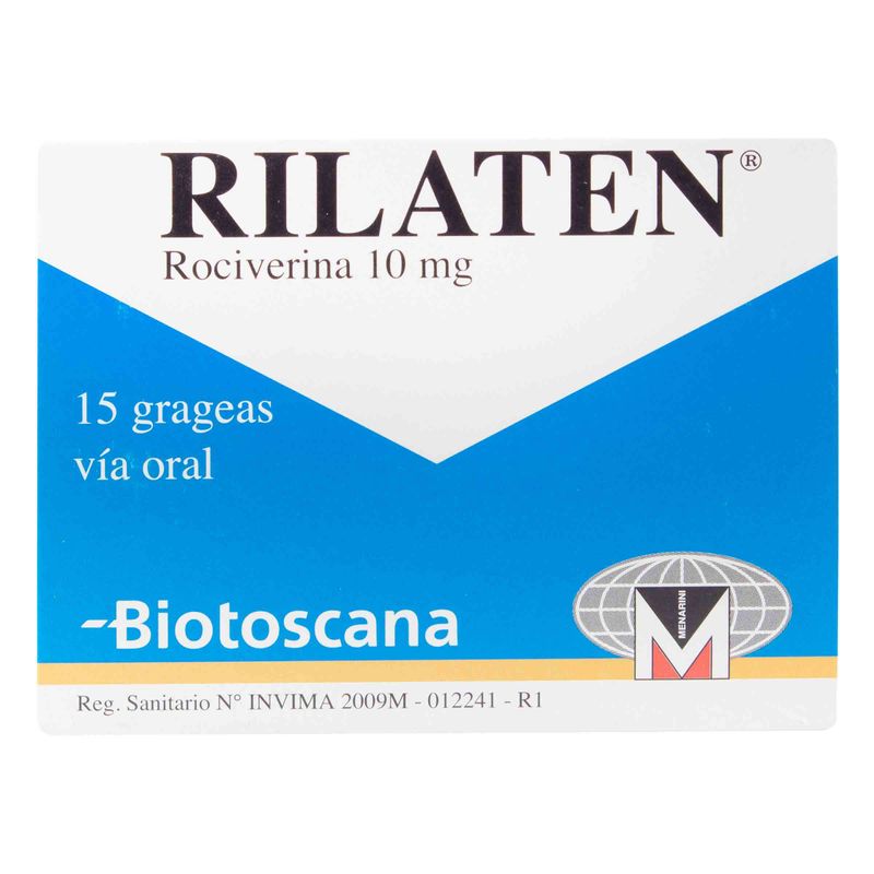Rilaten--Rociverina--10-Mg-15-Grageas-Bf