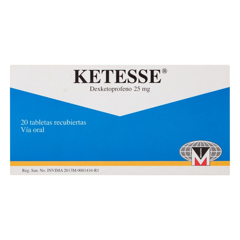 Ketesse--Dexketoprofeno-25Mg-X-20Tab.M