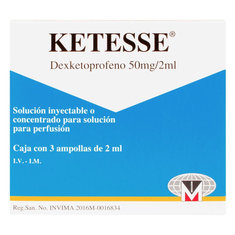 Ketesse--Dexketoprofeno-50Mg-X-3Amp.2Ml.M