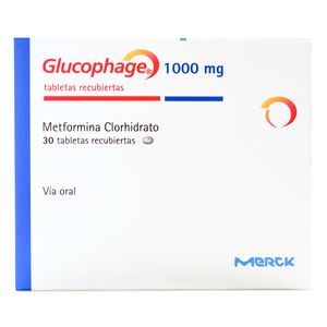 Glucophage 1000Mg (Metformina) X 30Tab.M