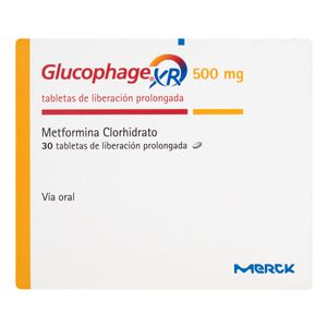 Glucophage Xr 500Mg (Metformina) X 30Tab.M