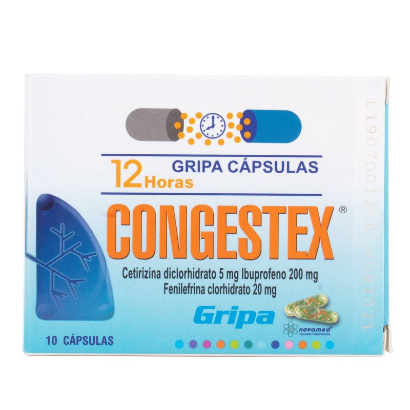 Congestex--Ibup-Fenil-Cetir--X-10Cap-Nm
