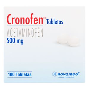 Cronofen (Acetaminofen) 500 Mg X 100 Tab