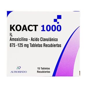 Koact (Amoxi-A.Clavu) 1000Mg X 15Tab.Nm
