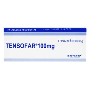 Losartan Tensofar 100 Mg 30 Tabletas