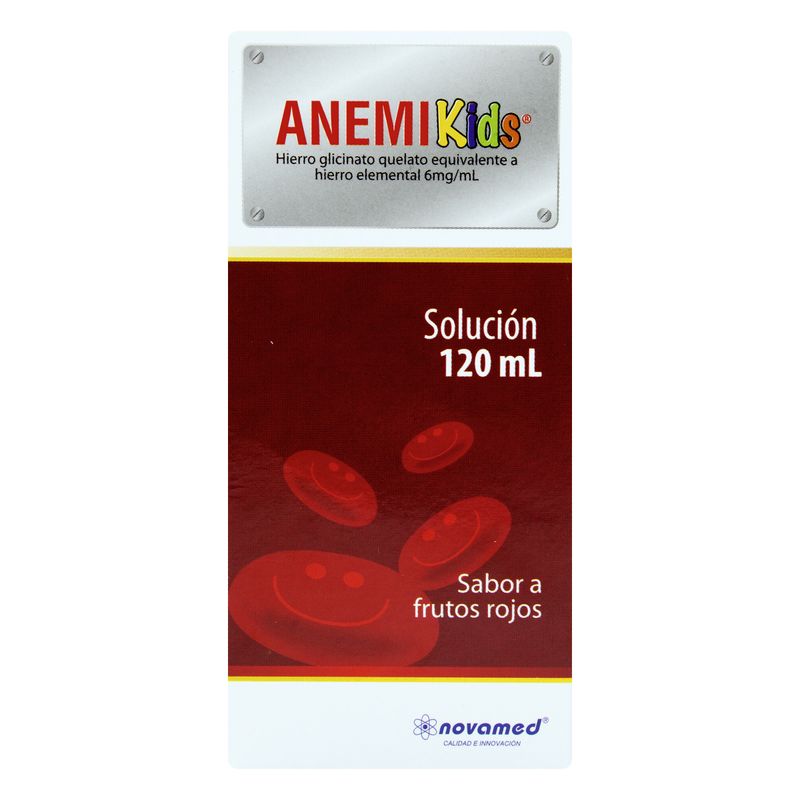 Anemikids--Hierro--Frutos-Rojos-Sol-X120Ml.Nm