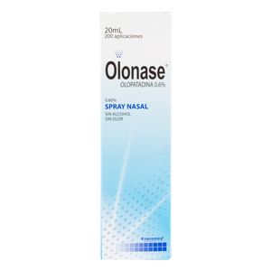 Olonase (Olopatadina) 0.6% Spray Nasal X 20Ml