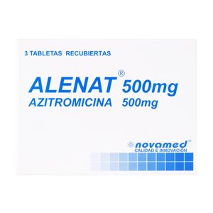 Alenat (Azitromicina) 500 Mg X 3 Tab