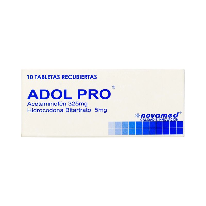 Adolpro-Acetaminofen-325-Mg-Hidrocodona-Bitartrato-5-Mg-X--10-Tab